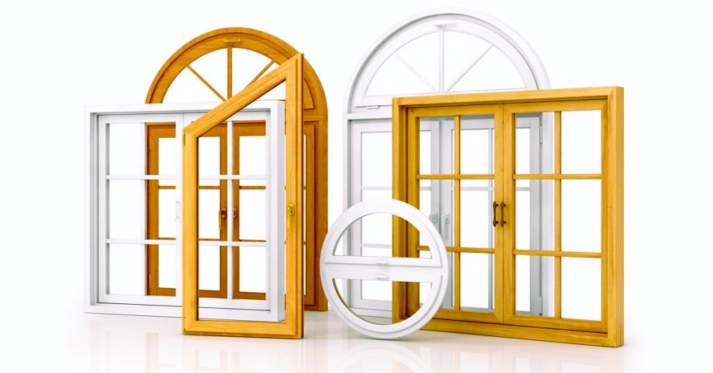 Examples of wooden windows